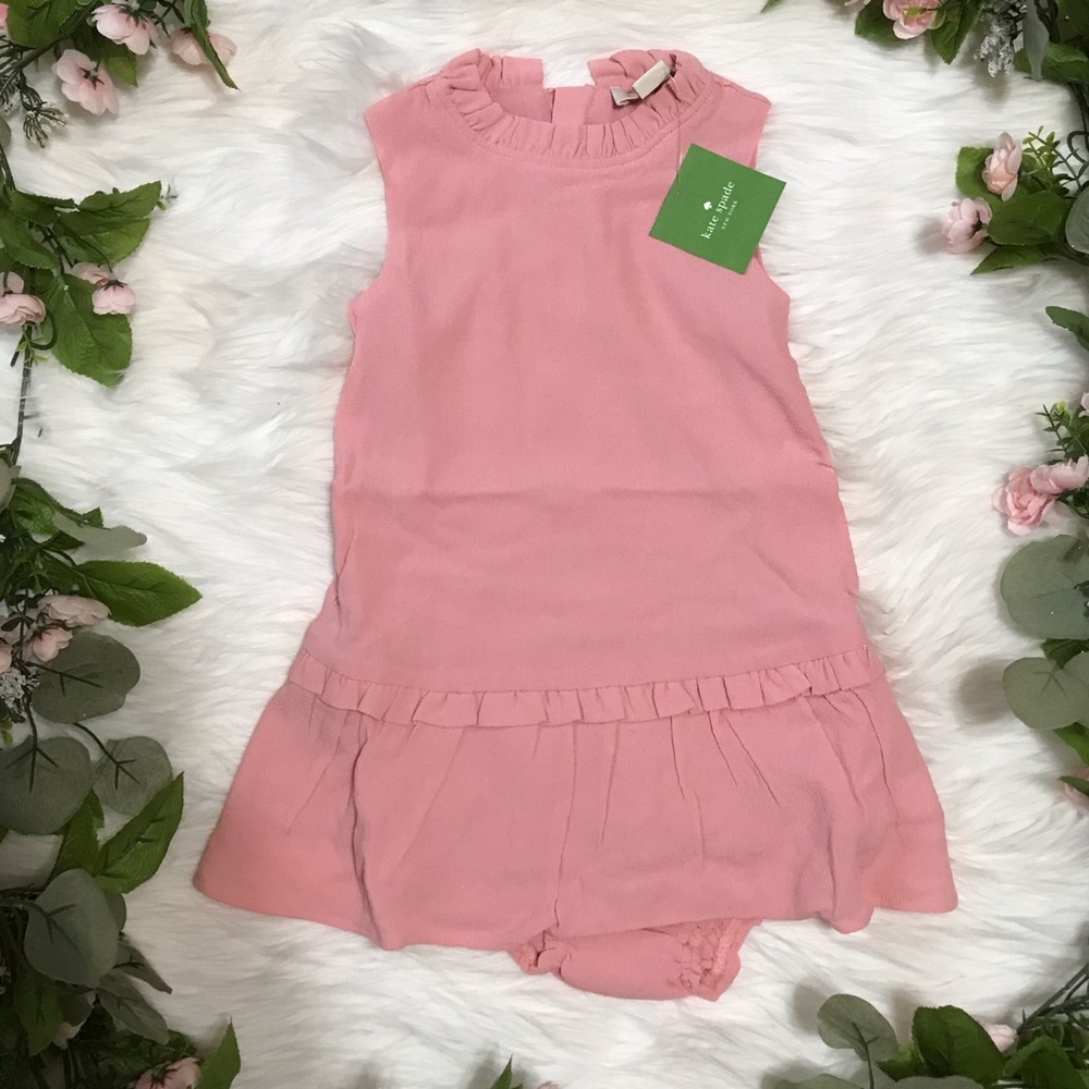 Kate Spade Babies Ruffle Collar Dress Set